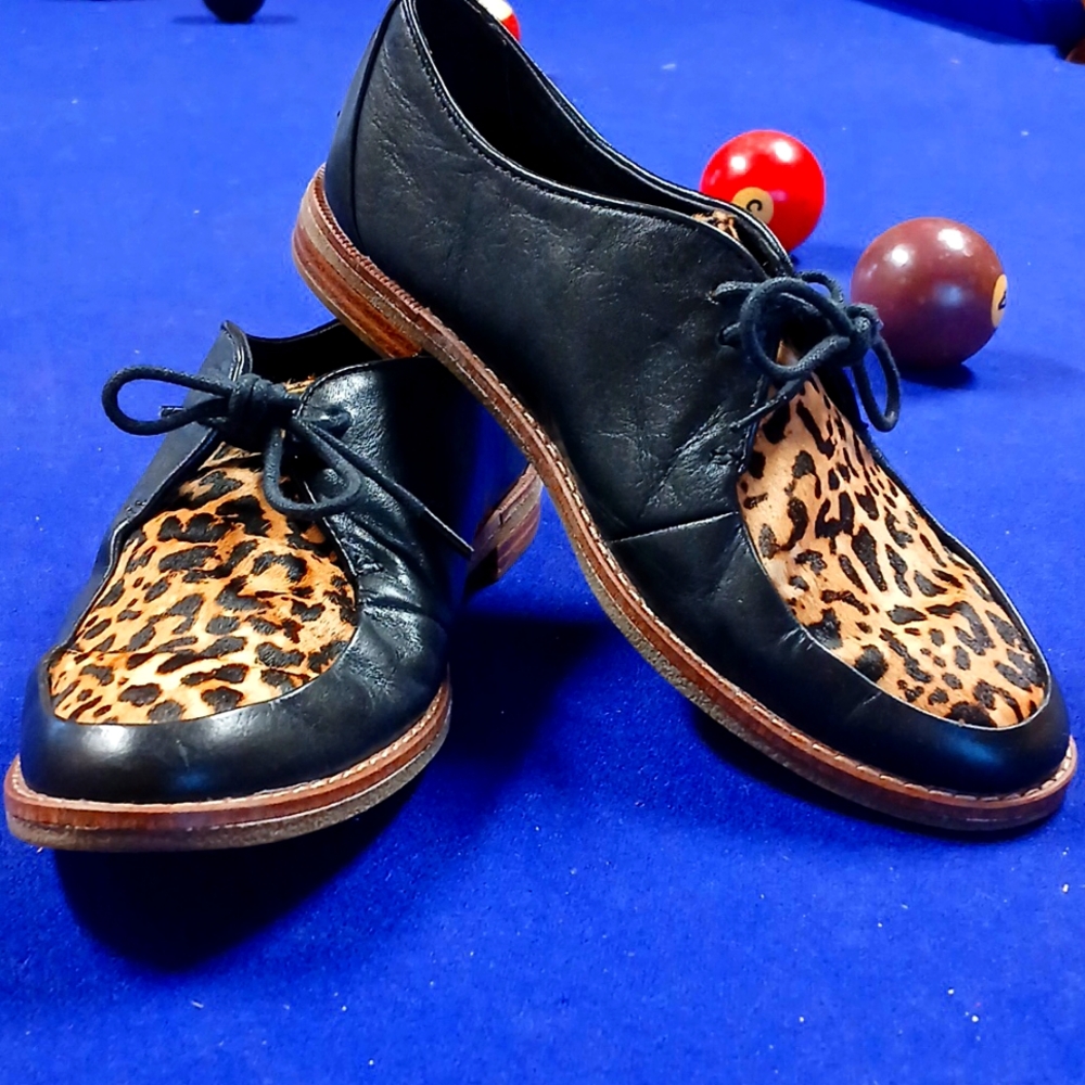 Sperry top sider cheetah print size 6